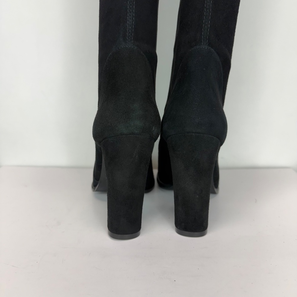 New Stuart Weitzman Highland Over The Knee Boot Black Suede Sz 9 - Picture 5 of 16